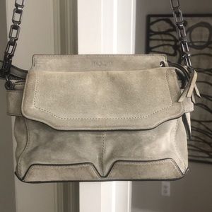 Rag and bone micro pilot body bag *suede/grey*